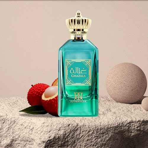 Ghazala - Arabic Perfume for Women 3.4 Fl Oz - Eau De Parfum Turkish Rose, Peony, Musk, Petalia & Vanilla - Perfumes Arabes - Inspired by PDM's D.elina E.xclusif