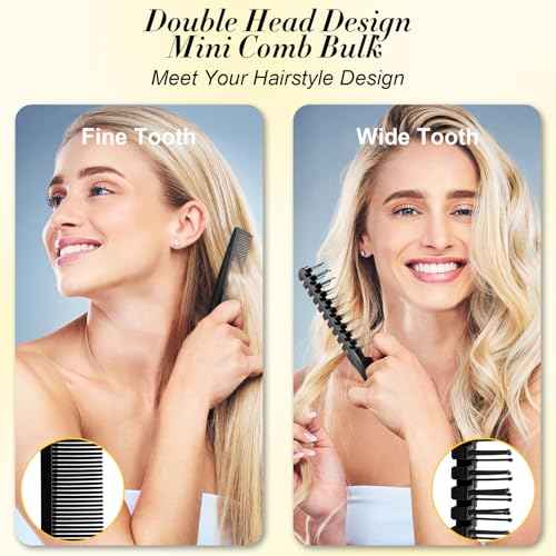 HOFASON 24 Pcs Travel Folding Comb in Bulk, Individually Wrapped Foldable Hair Brush Travel Pocket Mini Hair Comb & Makeup Comb for Women Men Girls Homeless Hotel Shelter Nursing Home Charity Church