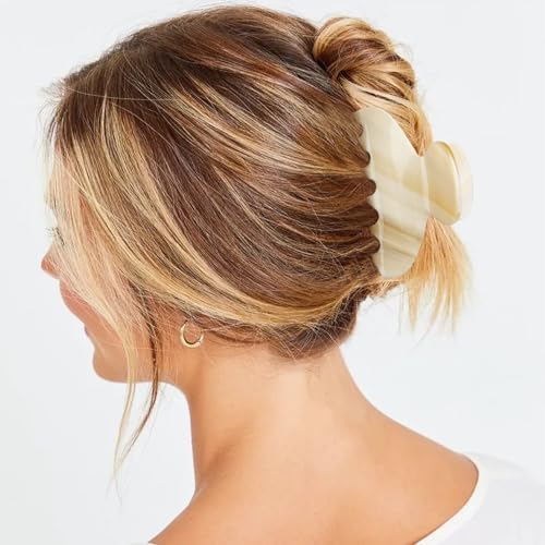 MAORULU 3-Inch Medium Acetate Hair Claw Clip for Women