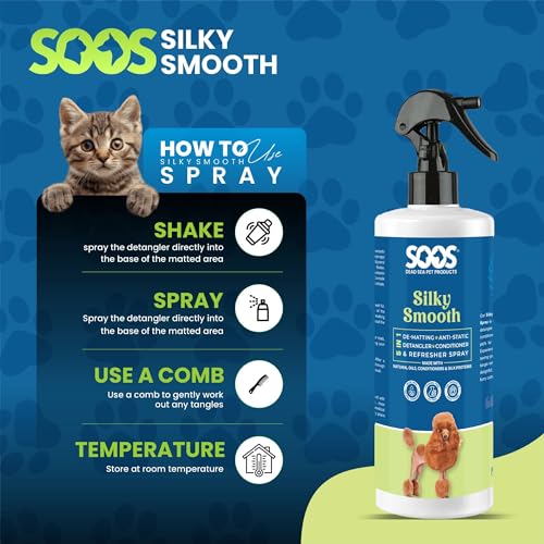 SOOS Silky Smooth 5-in-1 Pet Conditioning Spray 500ml