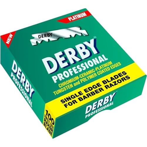 500 "Derby Professional" Single Edge Razor Blades for straight razor