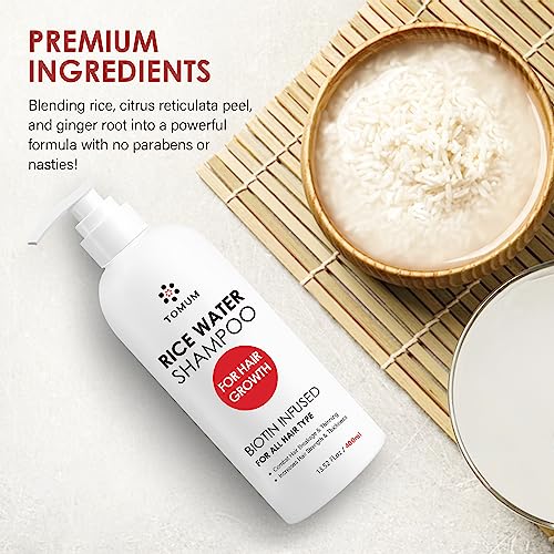 TOMUM Hair Growth Shampoo for Men and Women - 5% Foam Formula