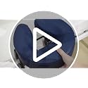 Adjustable Massage Headrest for Bed with Armrest Panel