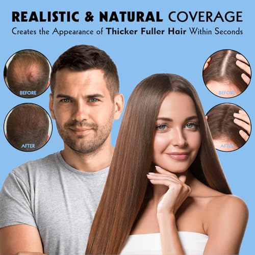 Hair Building Fibers for Thinning Hair - Dark Brown, 27.5g