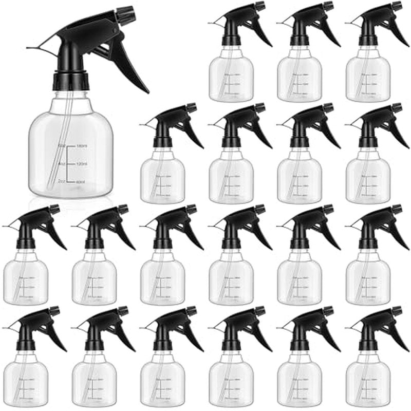 20Pcs 8oz Refillable Spray Bottles with Adjustable Nozzle