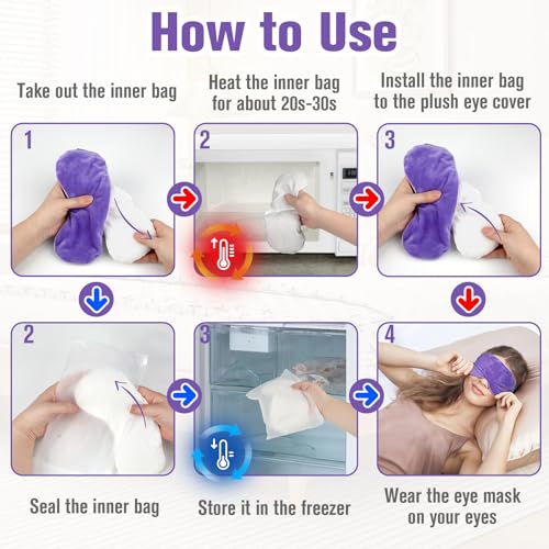 BeHoomi Weighted Eye Mask - Hot & Cold Compress