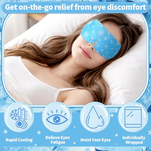 Newcotte 36 Pack Cooling Eye Masks - Hydrogel Patches for Puffy Eyes