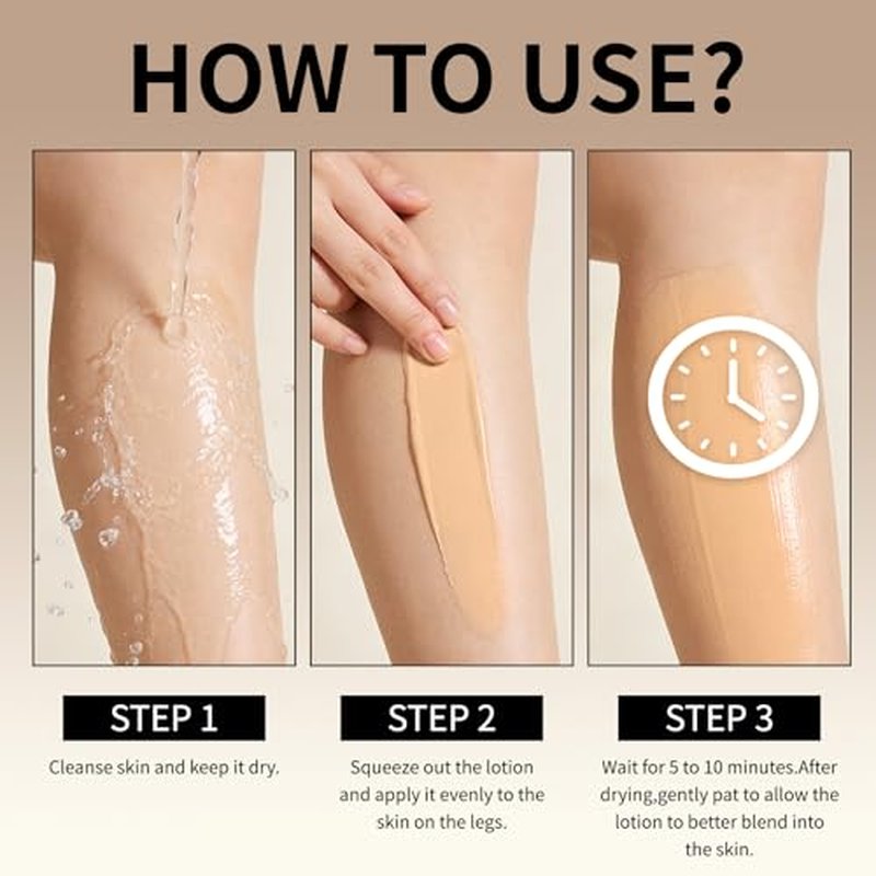 Waterproof Leg Makeup with SPF 30 - Medium Coverage Body Concealer