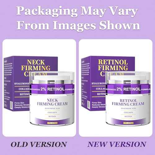 Retinol Cream for Face, Neck Creams for Tightening and Firming, Anti Aging Face Moisturizer for Face, Day & Night Moisturizing with Collagen, Hyaluronic Acid for Sagging Skin, Wrinkle, 1.7 Fl OZ