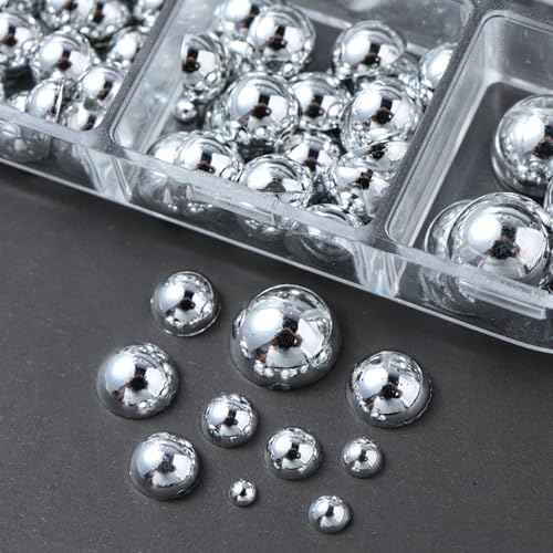 3D Mini Metal Punk Nail Art Studs Mixed Sizes Gold Black Cone Spikes Alloy Rivets Jewelry Steel Balls Jewels for Women Goth Manicure Charms Accessories DIY Crafts Decorations