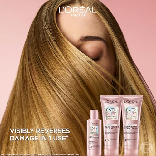 L'Oreal Paris EverPure Bond Repair+ Pre-Shampoo Concentrate 5.1 Fl Oz - Damage & Color Care