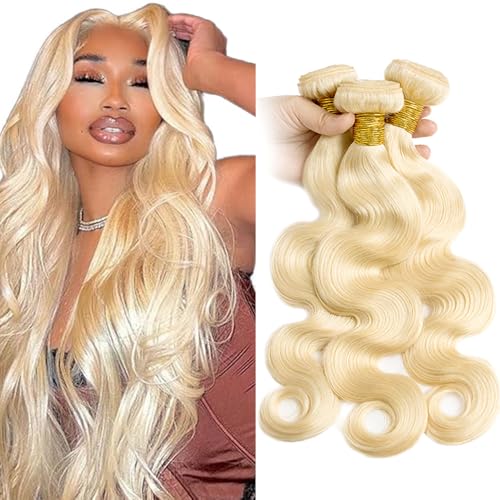 Blonde 613 Body Wave Hair Bundles 26 28 30 inch