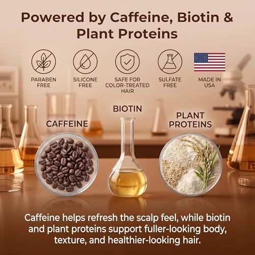 Biotin Hair Thickening Spray with Caffeine - Volume & Growth