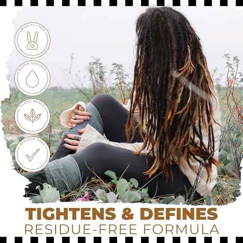 Dollylocks Dreadlock Tightening Spray for Locs - Dreadshop - Strengthen, Tame Frizzy Dreads, Residue-free for Loose Hair, 8oz