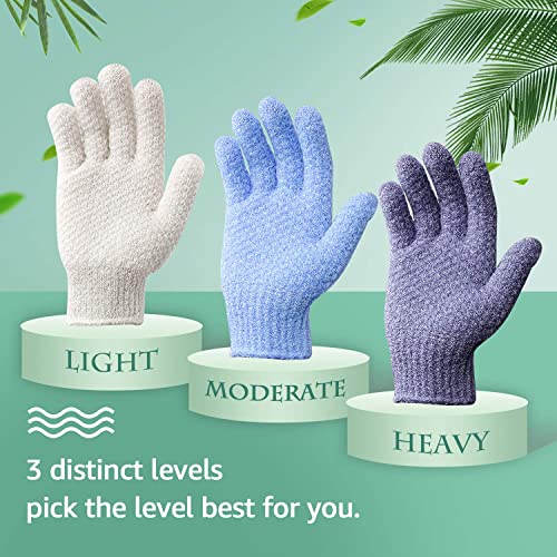Exfoliating Bath Gloves for Shower & Spa Scrubs
