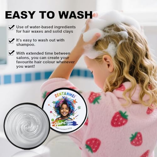 Temporary Gray Hair Color Wax for Easy DIY Styling