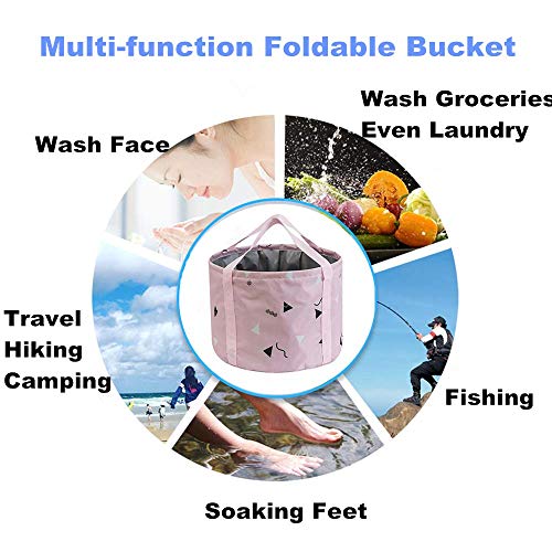 Portable 24L Collapsible Foot Soaking Basin - Travel Foot Spa Tub