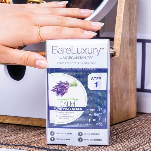 Morgan Taylor BareLuxury 4-Step Mani & Pedi Spa Pack, Lavender & Sage