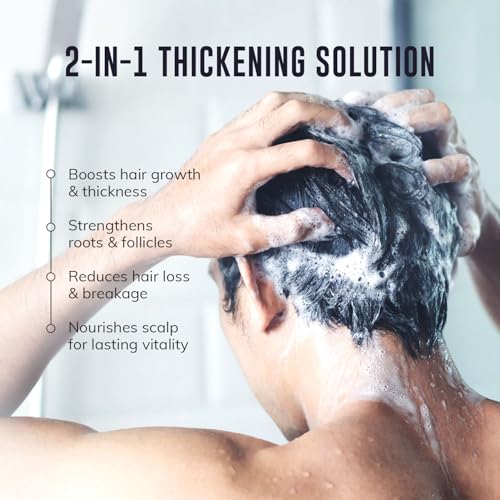 DHT Blocking Shampoo for Men - Hair Thickening & Growth 10oz