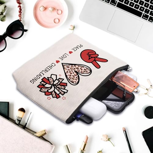 Cosmetic Makeup Bag for Cheerleaders - Fun Gift for Women
