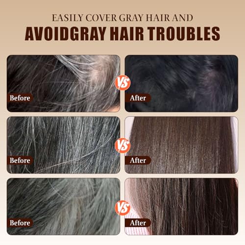 3-Pack Hair Color Stick with Comb - Waterproof Touch-Up Dye