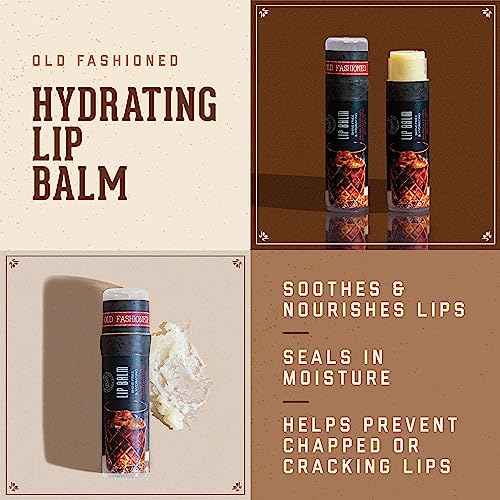 18.21 Man Made Lip Balm - Lip Protectant Hydrates & Moisturizes with Beeswax, Cocoa Butter & Vitamin E - For Chapped and Dry Lips