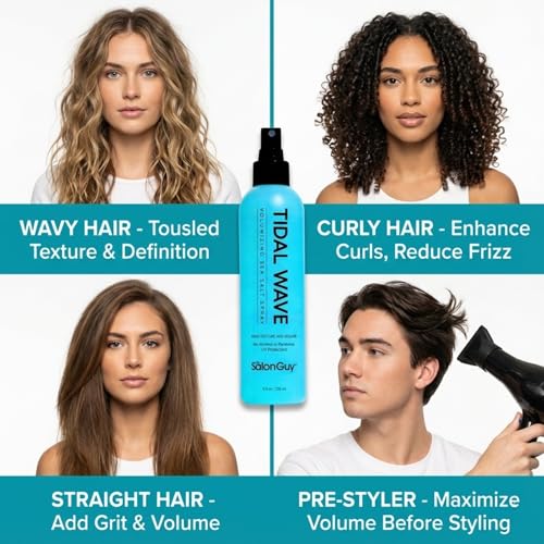 Tidal Wave Sea Salt Spray for Hair – Volumizing Beach Waves