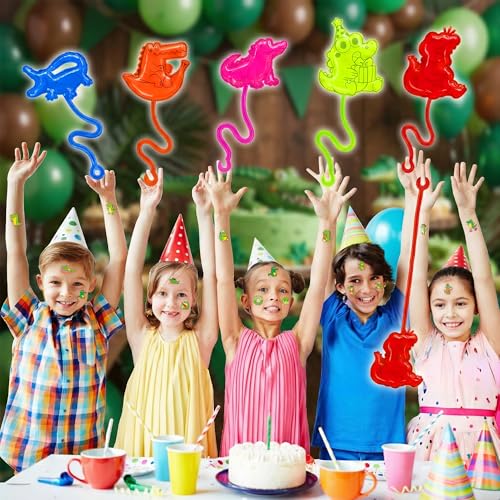 48 PCS Alligator Party Favors - Stick Hands & Tattoos