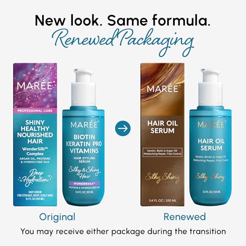 MAREE Argan Oil Hair Serum for Frizzy & Dry Hair