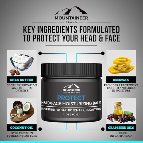 Mountaineer Brand Natural Bald Head & Face Moisturizer - Step 4, 2oz