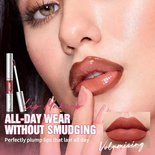 4Pcs Peel Off Lip Liner Stain Set - Waterproof Matte
