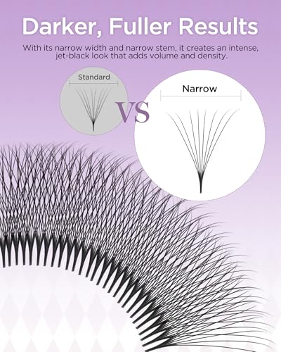 BEYELIAN Premade Lash Fans 8D 0.07 320 Count Eyelash Extensions