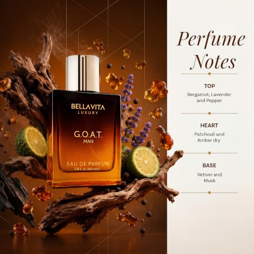 Bellavita G.O.A.T. Luxury Men's Eau de Parfum 3.4oz - Citrus Woody Scent