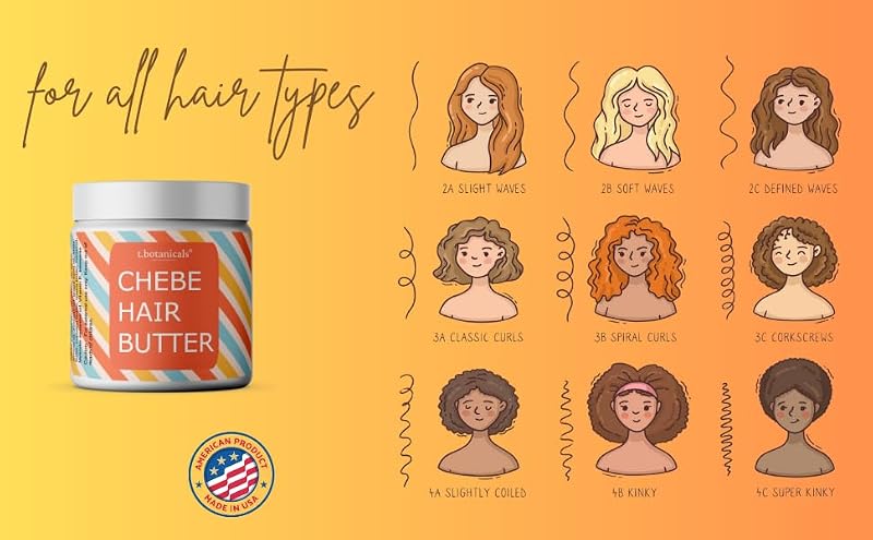 Chebe Hair Butter with Honey & Rice Bran Oil - 8 oz Deep Conditioner