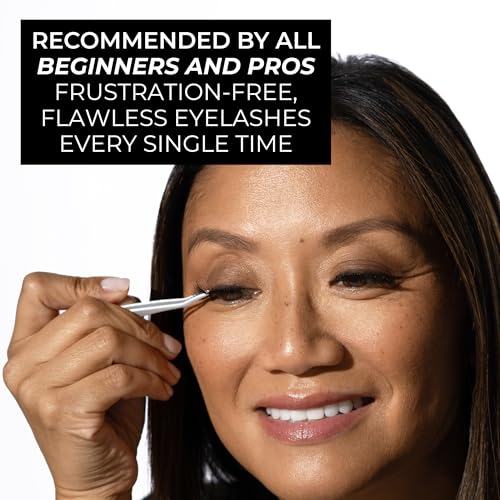 Ultimate Lash Applicator Tool with Built-in Lash Comb - Premium Coated Stainless Steel - Hannah Cho Beauty