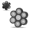 Head Shaver Replacement Heads,Head Shaver Replacement Blades, Head Shavers for Bald Men,Head shavers for Men, Stainless Steel Rotary Blades for Electric Head Razor (Black)