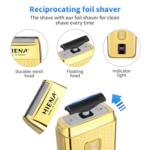 HIENA PRO Professional Hair Clipper Set with Beard Trimmer