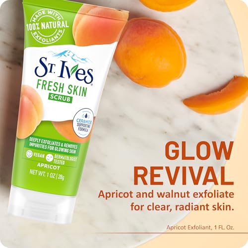 St. Ives Apricot Scrub Exfoliant Travel Size, 1 Oz Tube