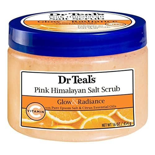 Dr. Teal's Salt Scrub Pink Himalayan Glow 16 Ounce Jar