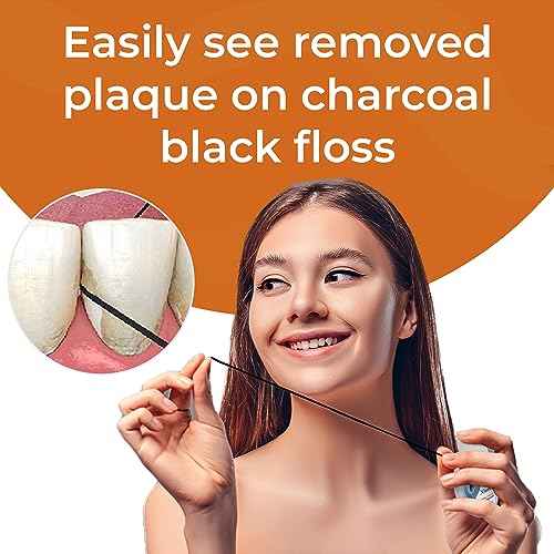 Xlent Expandable Floss Treated Activated Charcoal, Xylitol Natural Based Wax (Cinnamon, Pack of 3 (Refills Only))