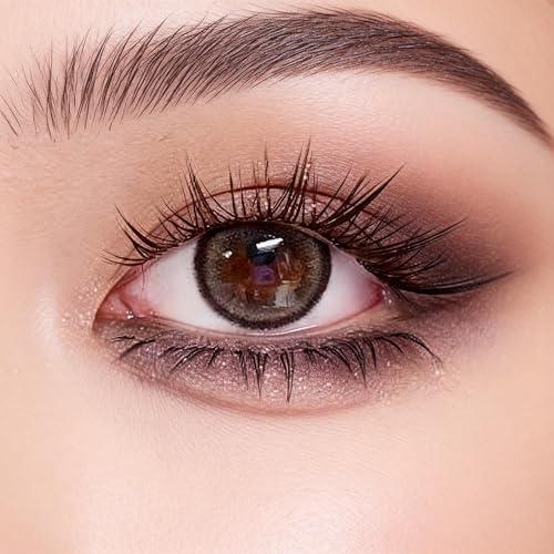 Dorisue Black Fox Eye Lash Extension Kit - 180PCS Pre-Glued Fluffy Wispy Lashes