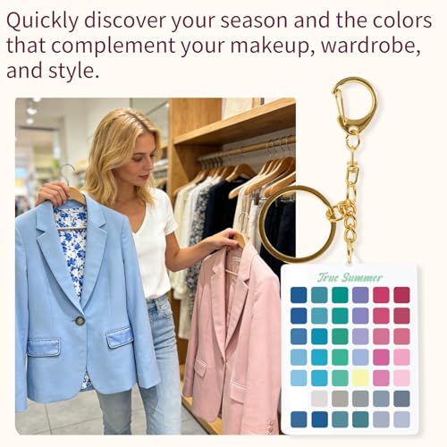 Seasons Color Analysis Swatch Keychain | Personal Styling Palette