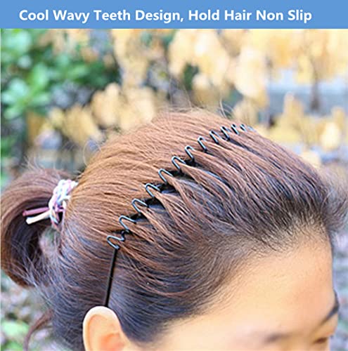 Metal Hair Band Non-Slip Headband for Men & Women Sports