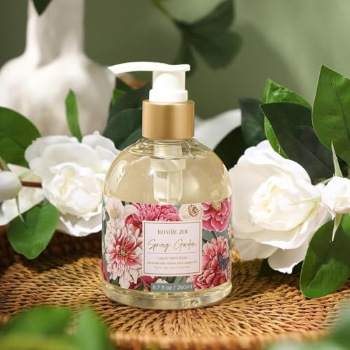 ROMIIE ZOI Liquid Hand Soap with Gift Box - Spring Garden - 260ml/ 8.7 fl.oz