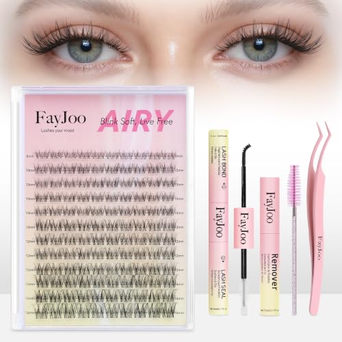 Wispy Lash Clusters DIY Extensions Kit 8-16mm C-Curl