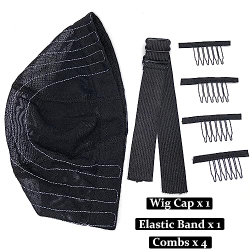 Wig Cap with Guideline Map for Beginners - Medium 21"-22"