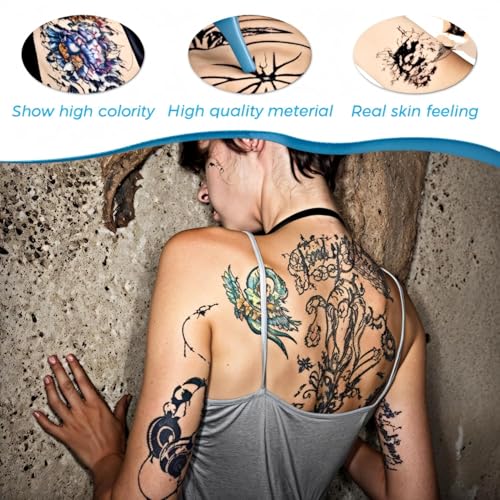 Tattoo Practice Skin - Combofix 20Pcs Double Sided Blank Tattoo Skin Fake Skin, 7.4x5.6in Soft Practice Skins Fake Eyebrow for Beginners and Experienced Artists (Soft Silicone)