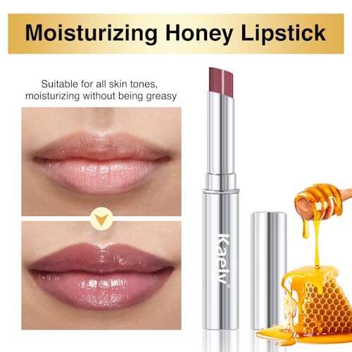 Mauve Honey Tinted Lip Balm - Moisturizing Shine for Mature Lips