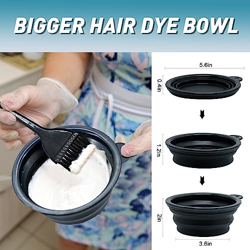 Xarchy 10-Piece Hair Bleach Kit with Dye Brush & Color Bowl