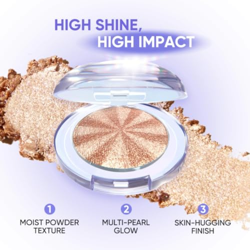 JUDYDOLL Glow Magnify 4-in-1 Highlighter & Contour Palette